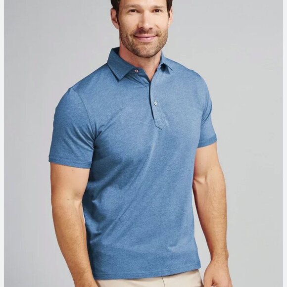Tasc Performance men's Everywear heathered blue sustainable materials sz Medium - Picture 2 of 11